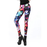 Graphic Color Pop Leggings - Slim Wallet Company