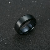 Black Titanium Ring - Slim Wallet Company