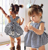 Fashion Baby - Striped Backless Summer Outfit - Slim Wallet Company