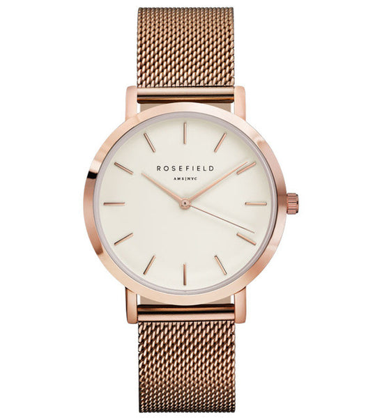 ROSEFIELD Watch Golden Genuine Leather - Slim Wallet Company