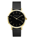 ROSEFIELD Watch Golden Genuine Leather - Slim Wallet Company