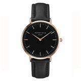 ROSEFIELD Watch Golden Genuine Leather - Slim Wallet Company