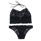 French Lace 3/4 Bralette and Matching  Underwear set - Slim Wallet Company