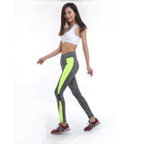 Pink and Grey Highlight Workout Leggings - Slim Wallet Company