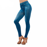 Blue Jean style Leggings - Slim Wallet Company