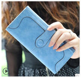 Retro Matte Suede - Women's Wallet Clutch - Slim Wallet Company