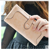 Retro Matte Suede - Women's Wallet Clutch - Slim Wallet Company