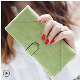 Retro Matte Suede - Women's Wallet Clutch - Slim Wallet Company