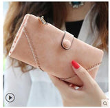 Retro Matte Suede - Women's Wallet Clutch - Slim Wallet Company