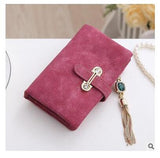 Retro Matte Suede - Women's Wallet Clutch - Slim Wallet Company