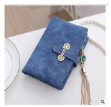 Retro Matte Suede - Women's Wallet Clutch - Slim Wallet Company