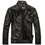 Men's Slim Fit Lambskin Leather Jacket - Slim Wallet Company