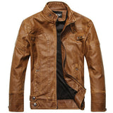 Men's Slim Fit Lambskin Leather Jacket - Slim Wallet Company