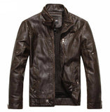 Men's Slim Fit Lambskin Leather Jacket - Slim Wallet Company