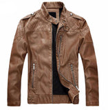 Men's Slim Fit Lambskin Leather Jacket - Slim Wallet Company