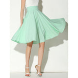 Multicolor Pastels High Waist Midi Skirt - Slim Wallet Company