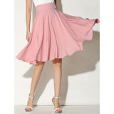 Multicolor Pastels High Waist Midi Skirt - Slim Wallet Company