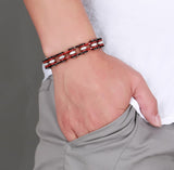 New Cool Mix Color Biker Chain Bracelet Stainless Steel Biker Chain Bracelet - Slim Wallet Company