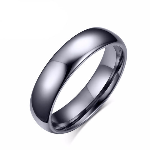 Pure Polished Tungsten Metal Ring - Slim Wallet Company