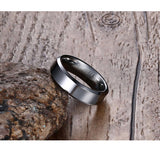 Black Tungsten Carbide Ring Wedding - Slim Wallet Company