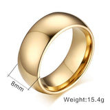 18k Gold Silver and Rose Tungsten Ring - Slim Wallet Company