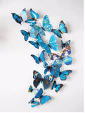 Butterfly 3D Wall Stickers - 12 Pieces - Slim Wallet Company