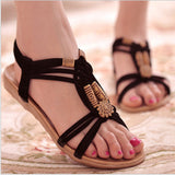 Boho Life Beaded Tribe Sandals - Slim Wallet Company