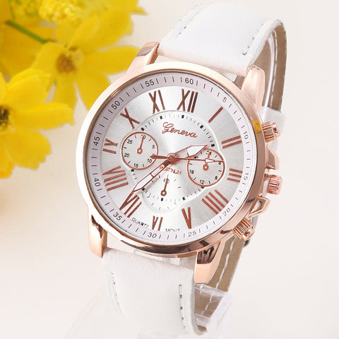 Platinum White Dress Watch - Slim Wallet Company