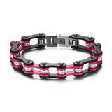 Mix Color Biker Chain Bracelet - Slim Wallet Company