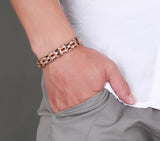 Biker Chain Bracelet For Men Stainless Steel Mix Color - Slim Wallet Company