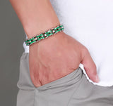 Stainless Steel Mix Color Biker Chain Bracelets - Slim Wallet Company