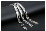 Stainless Steel Simple Biker Chain Bracelet - Slim Wallet Company