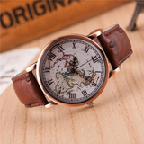 World Map Wrist watch - Slim Wallet Company