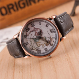 World Map Wrist watch - Slim Wallet Company