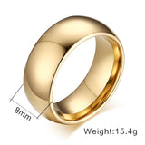 Classic Minimal Tungsten Engagement and Wedding Ring - Slim Wallet Company