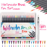 Watercolor Brush Pens - 20 Piece Set - Slim Wallet Company