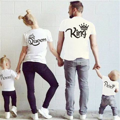 King - Queen - Prince - Princess  Mommy Daddy Baby Outfit - Slim Wallet Company