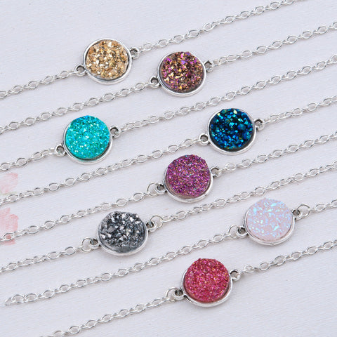 Druzy Pendant Bracelets - Slim Wallet Company