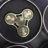 Metal Gear Fidget Spinner - Stress Reducer - For Focus Anxiety ADHD - Slim Wallet Company