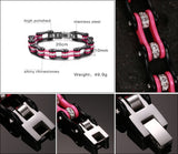 Mix Color Biker Chain Bracelet - Slim Wallet Company