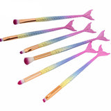 Mermaid Make Up Brush Set - Slim Wallet Company