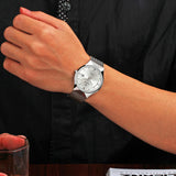 Ultra Thin Stainless Steel Mesh Wristwatch - Slim Wallet Company