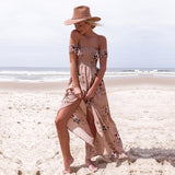 Boho Life - Beach Flower Dress - Slim Wallet Company