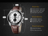 Black Tie Chronograph Watch - Slim Wallet Company