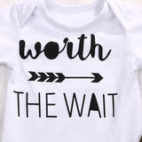 Worth the Wait 3 piece Baby Outfit - Slim Wallet Company