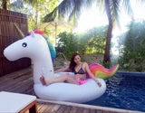 GIANT INFLATABLE UNICORN POOL FLOAT - Slim Wallet Company
