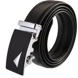 Luxury Cross Stitch Leather Belt - Slim Wallet Company