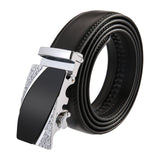 Luxury Cross Stitch Leather Belt - Slim Wallet Company