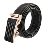 Luxury Cross Stitch Leather Belt - Slim Wallet Company