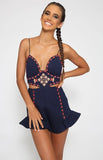 Braided Boho Fitted Romper - Slim Wallet Company